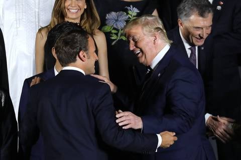 Donald Trump muestra camaradería con los líderes del G20