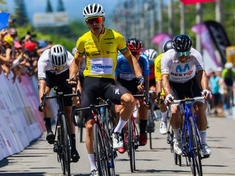 Triunfo se le escapa a Byron Guamá en la Vuelta a Colombia