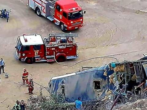 Listado de fallecidos y heridos en el accidente de tránsito de hinchas de BarcelonaSC en Perú