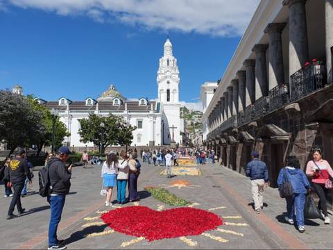 ‘Unidad del país para salir de los momentos de crisis’: el mensaje de la celebración del Corpus Christi en Quito