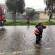 Varias calles se inundaron por la lluvia intensa registrada en Quito