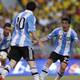 Argentina, con Messi y Agüero, silenció el estadio Metropolitano