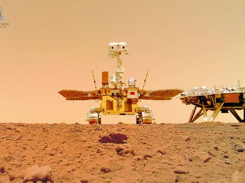 El rover chino Zhurong detecta cuñas irregulares bajo la superficie de Marte
