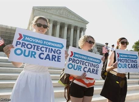 Corte Suprema de Estados Unidos rechaza anular la ley de salud Obamacare
