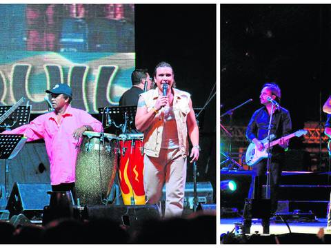 Hasta la madrugada duró la diversión en dos conciertos en Guayaquil