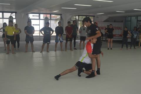 Adrián y Andrés Luna Martinetti dictan seminario de MMA en Samborondón