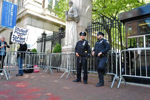 Policía es desplegada en universidades estadounidenses ante malestar por las protestas 