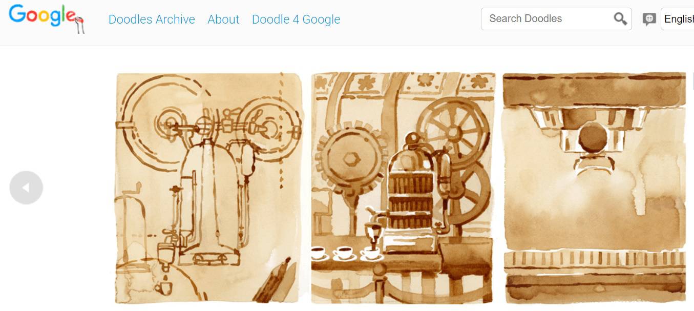Google Doodle celebra l’italiano Angelo Moriondo, promotore del caffè espresso |  Persone |  Divertimento