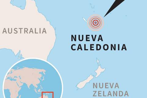 Alerta de tsunami en Nueva Caledonia y otros dos archipiélagos tras sismo de magnitud 7,1