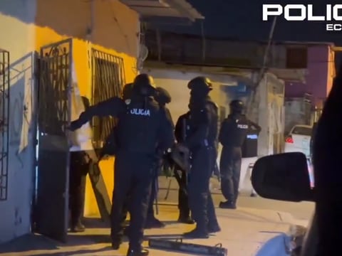 Más de una veintena de allanamientos ejecuta la Policía en Guayas y otras provincias de Ecuador 