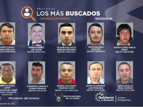 Germán Cáceres entra a la lista de los diez más buscados del país por el femicidio de María Belén Bernal