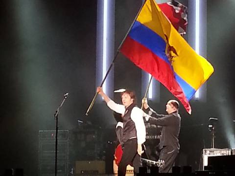 La noche que Paul McCartney hizo un histórico paseo musical en Quito