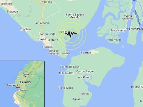 Un sismo de 4,6 se registró la madrugada de este domingo en Playas