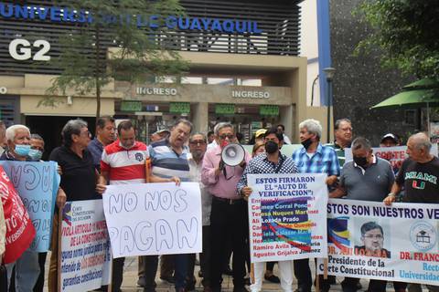 Los jubilados de la Universidad de Guayaquil tenemos derecho