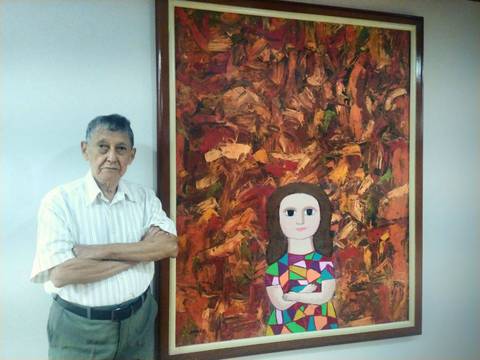 Félix Aráuz, el ‘artista de las caritas’, reúne sus 60 años de trayectoria en una exposición