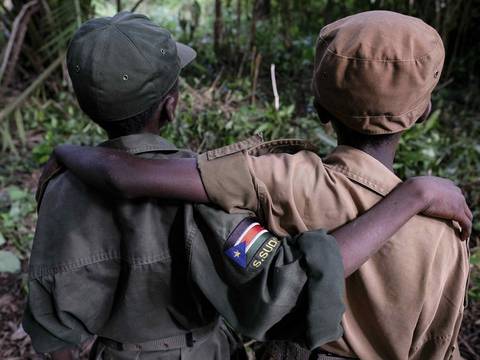 Liberan a más de 200 niños soldado en Sudán del Sur