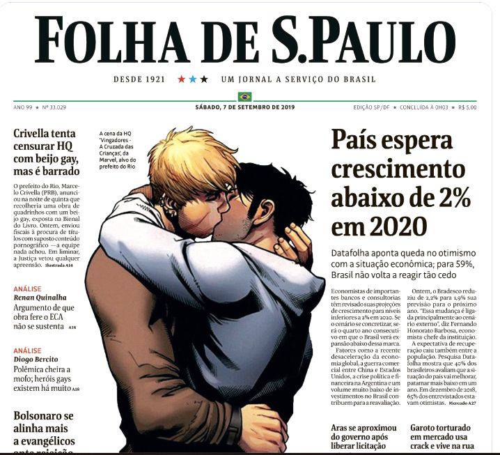 Cómic con beso gay desata temores de censura en Brasil | Sociedad | La  Revista | El Universo