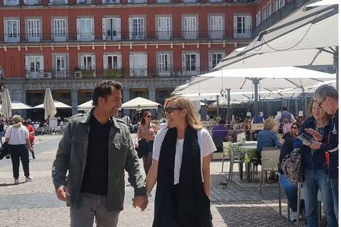 De luna de miel: Irene González recorre Madrid con su esposo, José Luis Estrada