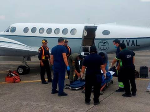 Embarazada que resultó con heridas por explosión de gas en Galápagos fue atendida en hospital del IESS en Guayaquil, donde pronto le darán el alta   
