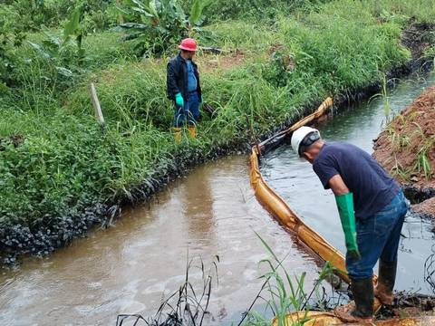 Se restableció el bombeo de crudo, suspendido por rotura de tubería en Tarapoa, en el cantón Cuyabeno 