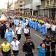 ‘La Churonita’ recorrió 10 km seguida por cientos de fieles, en Guayaquil