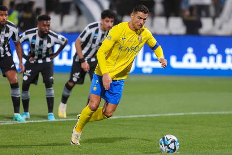 Cristiano Ronaldo, suspensión y multa por más de $ 2000 por gestos obscenos ante Al Shabab