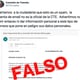 Usuarios reportan recepción de correos con multas falsas de la CTE para robar información