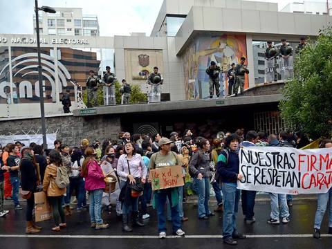 YASunidos reporta agresiones y quejas en informe que dio al CNE