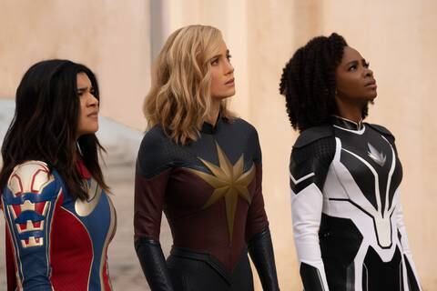 Las superheroínas de ‘The Marvels’ llegan a salas de cine de Ecuador: todo lo que debe saber sobre esta película con poder femenino