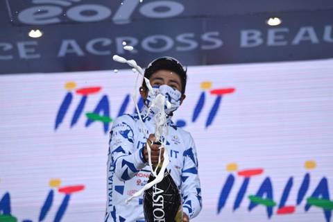 Cepeda, campeón joven y top general en el Giro di Sicilia