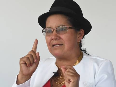 Lourdes Tibán: Si hay un nuevo paro, no permitiré que se confunda el rol de la Prefectura de Cotopaxi con el rol del movimiento indígena