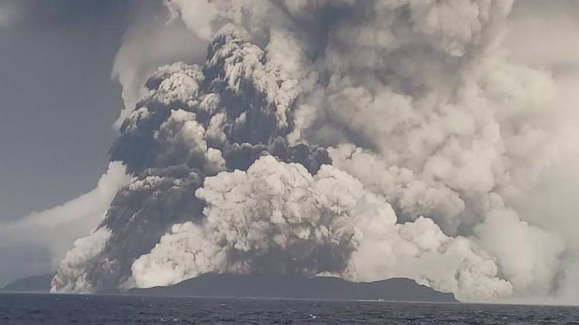 Tonga’s eruption surpassed largest US nuclear test, triggering tsunami with waves up to 150 feet high