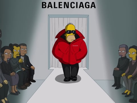 Balenciaga presenta su nueva colección con un capítulo de ‘Los Simpsons’
