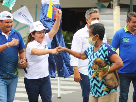 En Los Ríos, Ximena Peña, candidata presidencial de Alianza PAIS, terminó su campaña