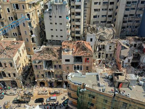 Hezbolá niega "categóricamente" haber tenido armas en el puerto de Beirut