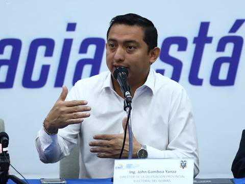 John Gamboa recibió medidas cautelares para ser reintegrado como director del CNE Guayas