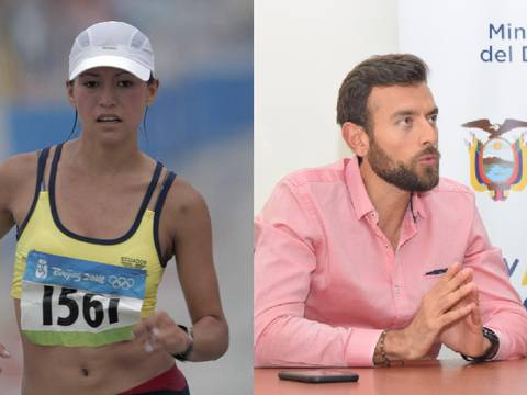 Ministro del Deporte y la Federación Ecuatoriana de Atletismo se enfrentan por reclamo de la marchista Johana Ordóñez