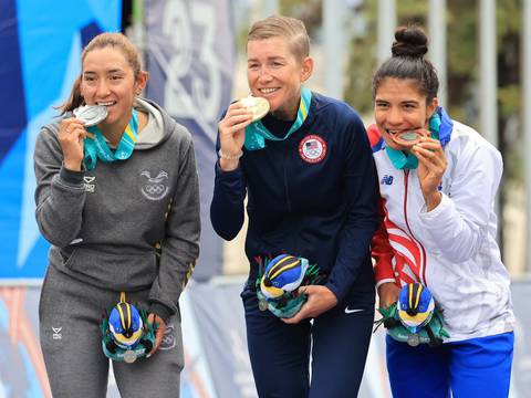 Miryam Núñez obtiene plata en ciclismo de ruta de los Juegos Panamericanos Santiago 2023