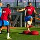 Sergio Agüero y Ousmane Dembélé vuelven a entrenar con el FC Barcelona