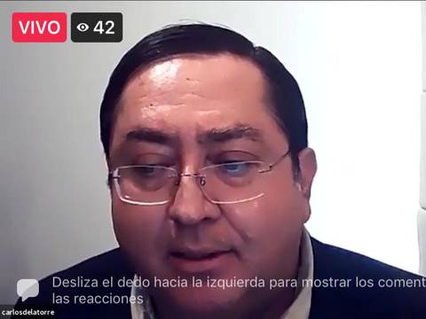 Carlos de la Torre reconoce que BCE ‘creó dinero’ para financiar al gobierno de Rafael Correa