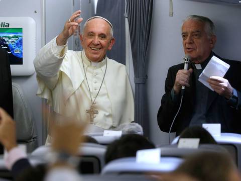 Papa Francisco aclaró sobre frase que dijo a su llegada