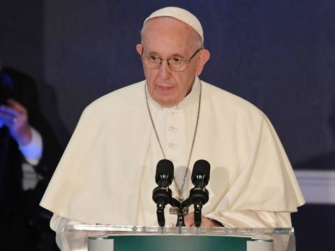 Papa Francisco siente "vergüenza" ante el "fracaso" de la Iglesia por abusos