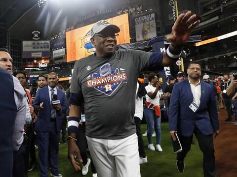 Astros de Houston, emotivo título de Serie Mundial para el mánager Dusty Baker