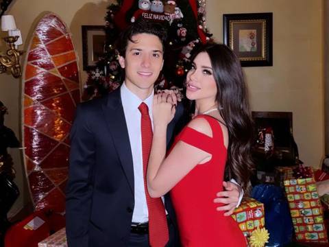 Así celebró Santiago Noboa la Navidad junto con su novia, la cantante Naíza