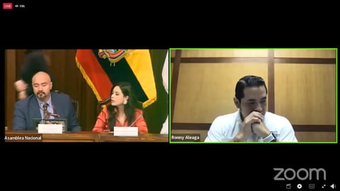 Pamela Aguirre afirma que no conoce el paradero de Ronny Aleaga