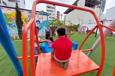¿El espacio lúdico de la calle Panamá se puede replicar en otros sectores? Padres que llevan a sus hijos al sector cree que se puede emular en otros barrios