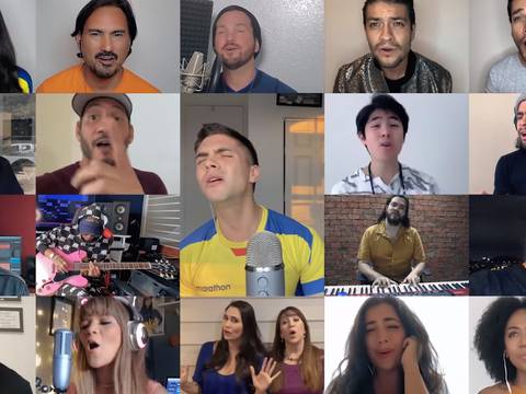 En el 2020 cantantes ecuatorianos aplacaron los duros momentos con su música