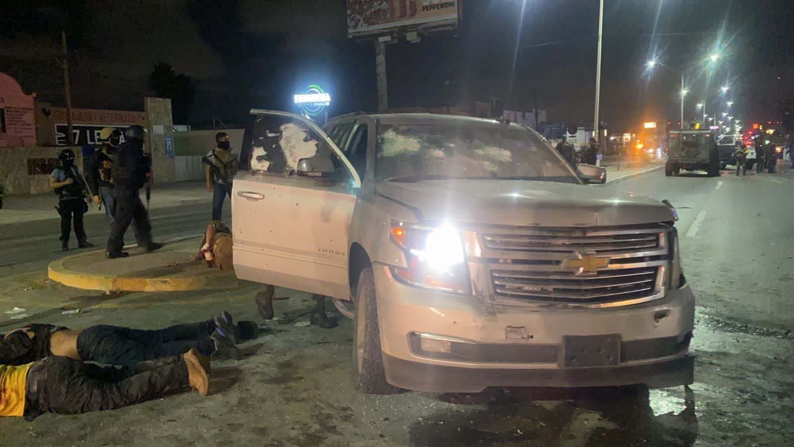Ola de tiroteos entre narcotraficantes y autoridades policiales se vivieron en el norte de México