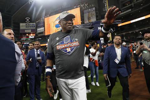 Astros de Houston, emotivo título de Serie Mundial para el mánager Dusty Baker