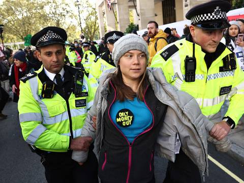 La ambientalista Greta Thunberg fue inculpada por una manifestación en Londres